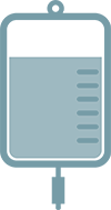 Blue IV bag icon
