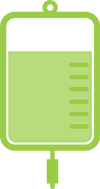 Green IV bag icon